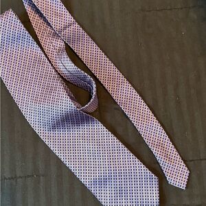 Haggar Purple and Blue Geometric Men's Tie